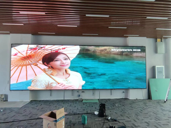 安多P1.53led小间距屏安装案例